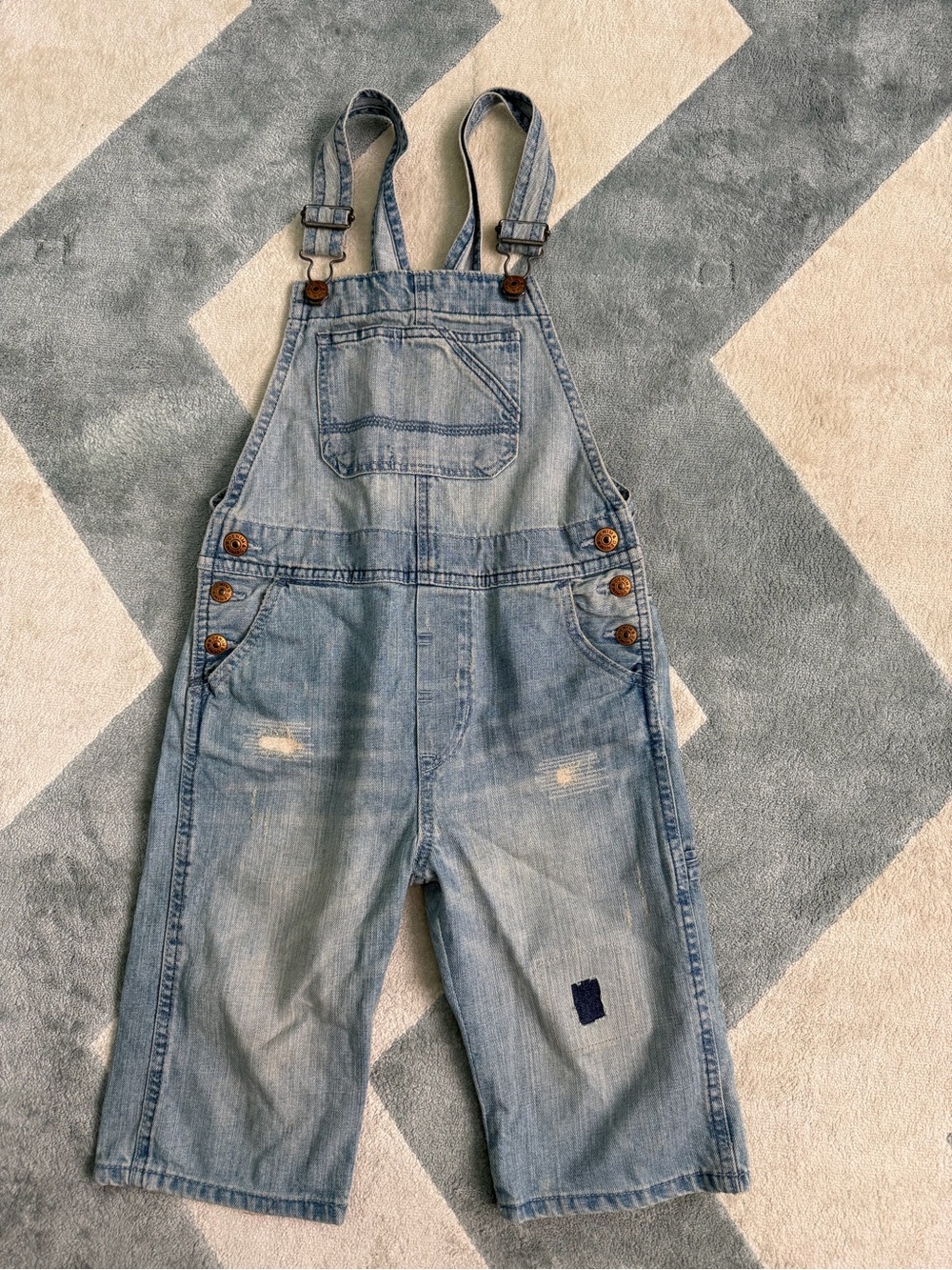 Kids H&M Denim Overalls Blue Jeans Size 5-6y